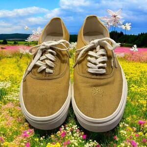 Vans Tan Canvas Sneakers